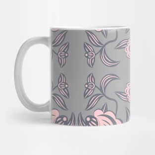 Pink damask Mug